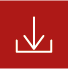Lagerlisten Download Icon viereckig, rot mit weiß